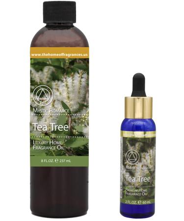 The Home of Fragrances - Set of 2 Bottles of Fragrance Oils - 2oz & 8oz (Tea Tree)