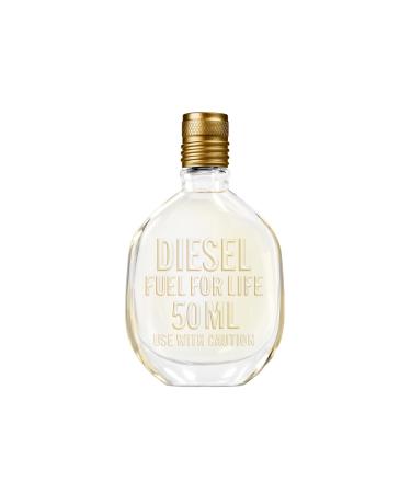 Diesel Fuel For Life Eau de Toilette for Men Woody and Ambery Scent With Notes of Anise & Lavender 1.7 Fl. Oz.