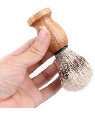 Black Badger Hair Men's Shaving Brush Barber Salon Facial Beard Cleaning Comfortable and Environmentally Attractive Design - Buy Online on GoSupps.com