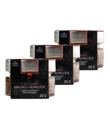 La cave truffes Set of 3 Summer Truffle Breaks - Tuber Aestivum - Pot 25g