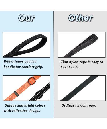 ASOCEA Double Dog Leash 2-in-1 Splitter | Tangle-Free 360 Reflective Leash for Dogs | Adjustable Nylon Traction Rope for Outdoor Walking - Buy Online on GoSupps.com