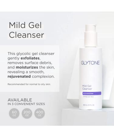 Glytone Mild Cream Cleanser - Exfoliating Face Wash with 3.4% Glycolic Acid for Dry Skin - Vegan Formula - 6.7 Fl Oz - Buy Online on GoSupps.com