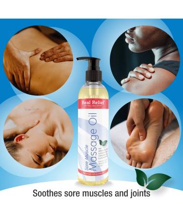 Real Relief Arnica Combo Set (4 oz Cream + 8 oz Massage Oil) - Buy Online on GoSupps.com