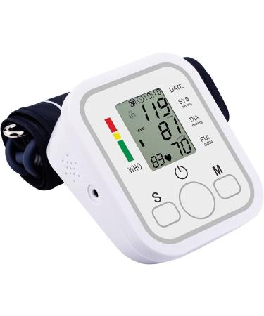 Blood Pressure Monitors with Large Cuff - Digital Upper Arm BP Machine USB Rechargeable Arrhythmia Detection 2X 99 Sets Memory for Home Use