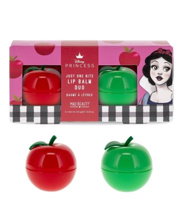 Mad Beauty Disney Snow White Lip Balm Duo | Apple & Strawberry | Moisturizing Self-Care Gift for Women & Teens - Buy Online on GoSupps.com
