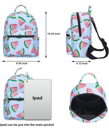 Cute 10 Inch Watermelon Mini Backpack for Girls, Children, and Adults - Buy Online on GoSupps.com