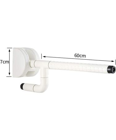 Flip-up Bathroom Grab Bar Safety Rail Toilet Safety Handrail Tub Disabled Child Pregnant Woman Old Man (Color : Yellow) (White) - Buy Online on GoSupps.com