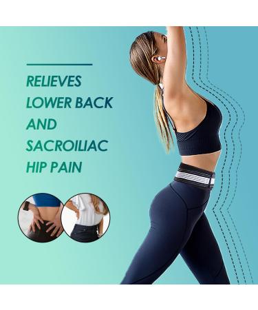 Sacroiliac SI Joint Hip Belt for Pain Relief | Sciatica & Lower Back Support for Men & Women | Ideal for Pregnancy & Lumbar Comfort - Buy Online on GoSupps.com