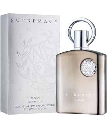 Afnan Supremacy Silver Pour Homme for Men Eau de Parfum Spray, 3.4 Ounce Fruity - Buy Online on GoSupps.com