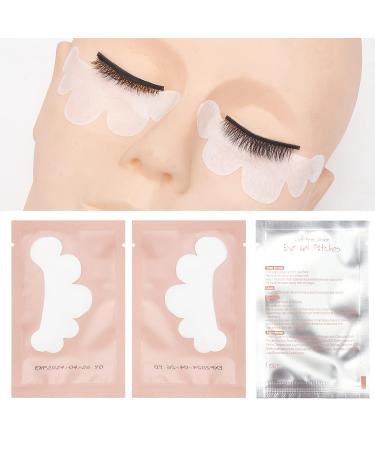Mekupeu 100 Pair Cloud Shape Eye Gel Pads for Eyelash Extensions - Pink | Lint-Free Hydrogel Under Eye Masks for Beauty Professionals - Buy Online on GoSupps.com