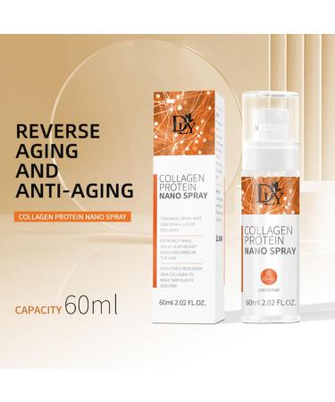 Collagen Face Mist Collagen Serum Face Spray Collagen Boosting Facial Spray Moisturiser Tightens Fine Lines & Wrinkles Nano Mist Spray Anti Aging Skin Care Hydrating Skin Repairing - Buy Online on GoSupps.com
