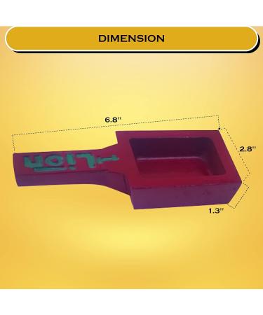 SIMOND 20-25 oz Troy Ounce Loaf Ingot Mold for Gold, Silver, Brass, Copper - Metal Casting Mold - Buy Online on GoSupps.com