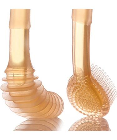 wirlsweal Baby Toothbrush and Silicone Tongue Brush Infant to Toddler Toothbrush 360 Degree BPA Free Cleaning Dental Care Portable Baby Tongue Brush Toothbrush Kit for 0-3 Years with Dust Cover Car - Buy Online on GoSupps.com