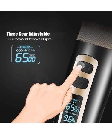 YQYBF Hair Clippers - Professional Hair Clippers for Men Mens Hair clippers for Hair Cutting Electric Hair Trimmer for Men Haircut Cordless Rechargeable Hair Cutting Kit for barbers with LED Displ - Buy Online on GoSupps.com