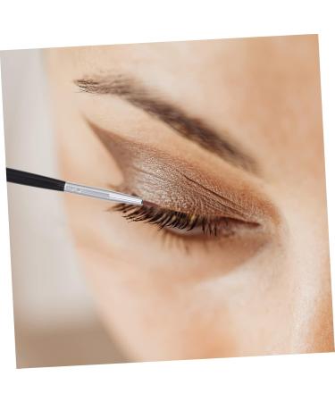 Baluue 6pcs Eyeliner Makeup Brush Eyebrow Brush Professional Makeup Brushes Black Rayon Wooden Handle - Buy Online on GoSupps.com