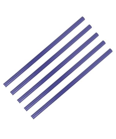 Duckbill Sharpener Kit 4 in 1 Durable Convenient Makeup Supplies Eyebrow Pencil Sharpening Tools for Professional for Makeup Beauty (Black eyebrow pencil (blue leather))