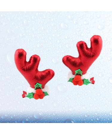Minkissy Antler Hair Clips - 2pcs Christmas Reindeer Hairpins for Women & Girls - Cute Holiday Accessories - Buy Online on GoSupps.com