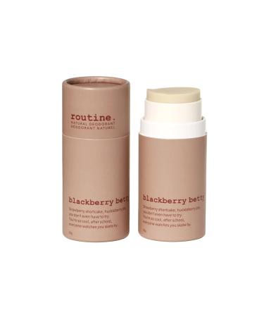 Routine Natural Deodorant Blackberry Betty Stick 1.7oz - Aluminum Free Natural Deodorant for Men & Women - Buy Online on GoSupps.com