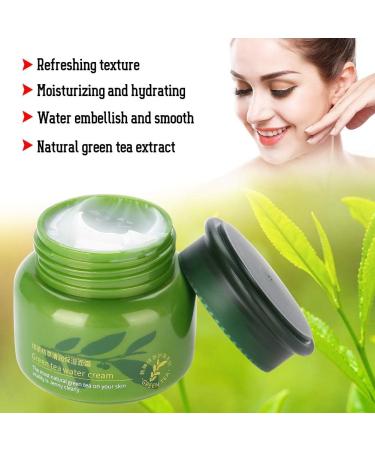 50g Green Tea Facial Cream Anti Aging Retinol Moisturizer Cream for Face - Natural and Organic Cream Anti-Wrinkles Repair Firming Skin Cream for All Skin Types - Buy Online on GoSupps.com