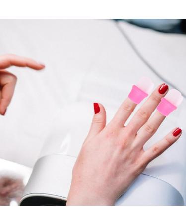 OSALADI 20 Pi ces Dissolvant pour Vernis Ongles en Silicone Capuchons de Trempage R utilisables Outil Polyvalent pour Retirer Vernis Gel et Colle Manucure Domicile et Salon - Buy Online on GoSupps.com