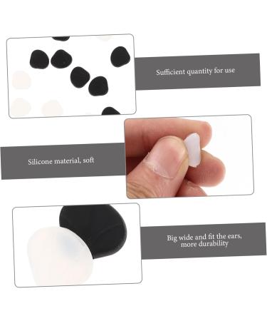 Osaladi 14 Pairs Anti-Slip Glasses Holders Small Anti-Drop Pebble Gel Ear Pads for Kids & Adults Black & White Frame Hooks - Buy Online on GoSupps.com