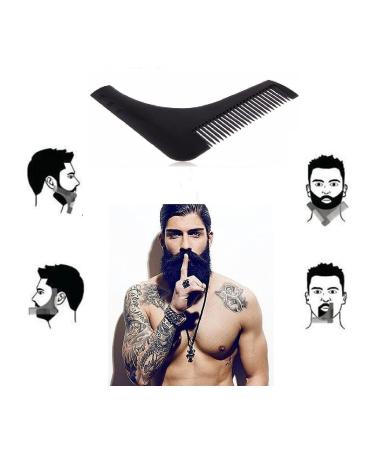 BoGoo Beard Shaping Tool For Men - Shaper and Styler with Comb - PERFECT SYMMETRY LINES/Neckline Cheekline Template