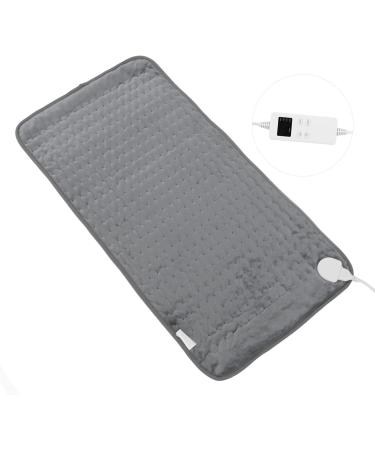 Atyhao Heating Pad - 6 Settings Fast Heating Soft & Comfortable for Back (Gray) - Perfect for Pain Relief - Buy Online on GoSupps.com