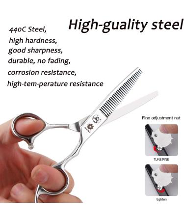Dream REACH Professional Hair Scissors - 15.2 cm Japanese 440C Steel Thinning Shears for Salon & Home Use | Unisex Hair Cutting Tools - Buy Online on GoSupps.com