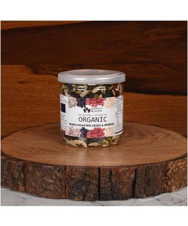 Blessfull Healing Organice Mixed Roasted Seeds & Berries 1 lb (453 Gram) Airtight Container (Packing May Vary) - Buy Online on GoSupps.com