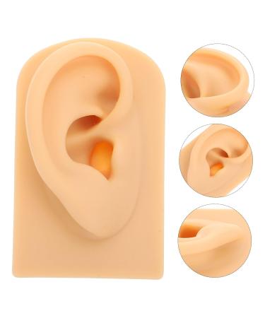 NOLITOY Silicone Ear Model - Flexible Piercing Teaching Tool & Simulation Ear Props | Body Jewelry Grade Silicone for Safe Use - Buy Online on GoSupps.com