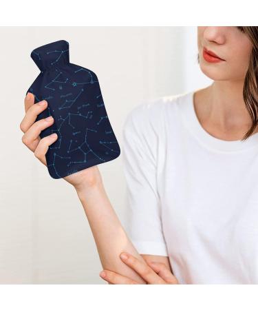 Buy Constellation Hot Water Bottle with Plush Cover - Ideal Hand Warmer for Adults & Children (26.5x15.3cm) - International Shipping Available - Buy Online on GoSupps.com