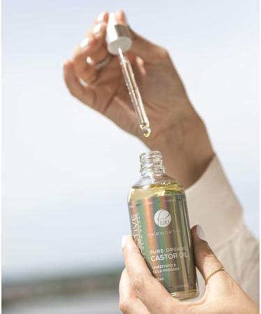 Hairworthy 100% Pure Organic Cold-Pressed Castor Oil for Hair Growth, Eyelashes & Eyebrows - Hexane-Free Premium Oil with Applicator Kit - Buy Online on GoSupps.com
