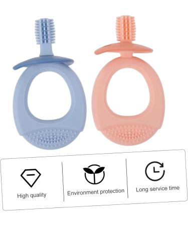 TOVINANNA 8-Pack Silicone Baby Toothbrushes - Gentle Oral Care for Kids | Safe & Fun Tooth Cleaning Toys - Buy Online on GoSupps.com
