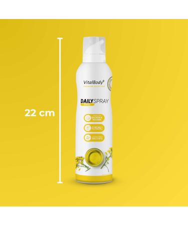 Vitalbodyplus DailySpray 4-Pack | Low-Calorie Non-Stick Cooking Spray for Roasting Grilling & Baking | Ideal for Weight Loss | Certified & Laboratory Tested - Buy Online on GoSupps.com