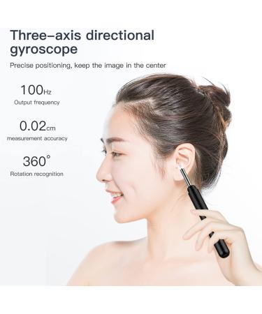 XIMGirl Ear Wax Removal Tool with Camera - 1080p Wireless Ear Cleaner Kit with Light & 12 Silicone Tips - Compatible with iPad & Android (Black) - Buy Online on GoSupps.com