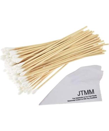 Long Wooden Handle Cotton Swabs - 400 Pack | Eco-Friendly Makeup Removal & Cleaning Tools - Buy Online on GoSupps.com