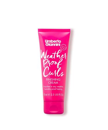 Umberto Giannini Weatherproof Curls Finishing Cream Vegan & Cruelty Free Humidity Proof Hair Cream 75 ml