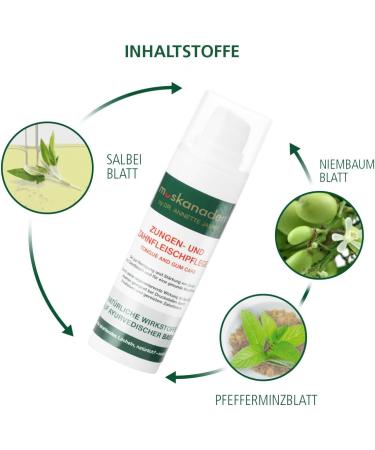 Premium Mouth Hygiene Gel - Muskanadent | Ayurvedic Dental Care for Tongue & Gums | Vegan Formula with Sage Neem Oil Clove & Peppermint | 30 ml - Buy Online on GoSupps.com