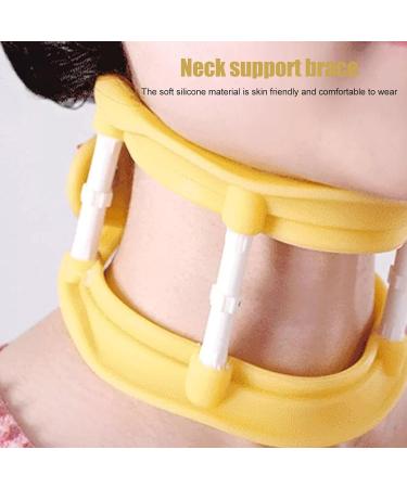 Neck Traction Support Device Neck Support Brace Silicone Neck Stretcher Relieve Neck Soreness Neck Traction Support Device - Buy Online on GoSupps.com