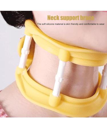 Adjustable Neck Collar & Neckbuckel Correction - Silicone Neck Support for Pain Relief & Improved Posture - Buy Online on GoSupps.com