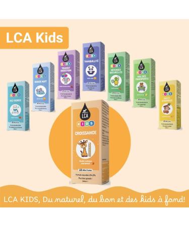 LCA KIDS CROISSANCE | Vitamine D3 Calcium Gel e Royale Miel | Enfants d s 3 ans | Go t Caramel | Ingr dients d'origine naturelle | Solution buvable | 200ml - Buy Online on GoSupps.com