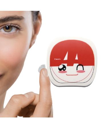 Demaxiyad contact lens container box contact lens tank |Spout-safe container box-leak-proof outdoor mini contact lens-storage set for the trip home