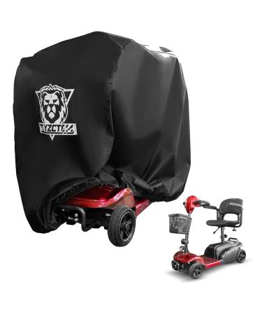 XYZCTEM 600D Waterproof Scooter Cover Black Power Assisted Mobility Scooter Cover (48 inch Length)