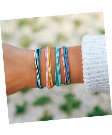 CALLARON 4pcs Friendship Bracelet Handmade Bracelets Bohemian Style Bracelet Waterproof Bracelet Beach Bracelet Wax Line Bracelet Adjustable Hand Strap Wristband Man Unique - Buy Online on GoSupps.com