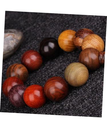 COLLBATH Sandalwood Beads Bracelet Multicolor Bead Bracelet Mens Necklace Stretchy Choker Necklace Buddha Bead Bracelet Bonding Bracelets for Couples Good Mood Wooden Bracelet Multi-jewel 2x2cm Assorted Color f - Buy Online on GoSupps.com
