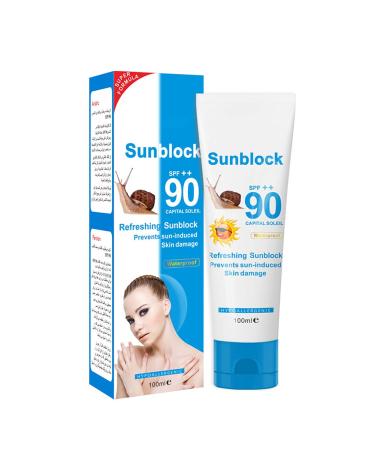 Sunscreen Cream SPF90PA++ Protection Face Cream Disaar Sunblock 90++ Protective Cream Pigmentation 100g (Sunscreen)