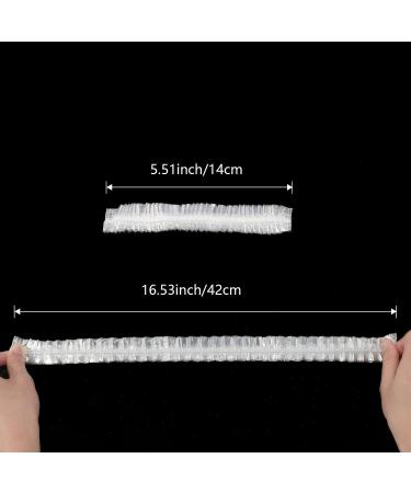 Disposable Shower Caps Plastic caps for hair Multi-Purpose Thickening Elastic Bath Cap Plastic Waterproof Clear Women Spa Men Hair Caps Home Use Hotel and Salon (100 PCS) - Buy Online on GoSupps.com