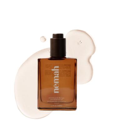 Nemah Belly Oil For Pregnant Women Stretch Mark Oil Quick Drying Non-Greasy With Jojoba Coconut Hemisqualane Blend Pregnancy Stretch Mark Prevention Pregnancy Essentials Vegan 3.4 Fl Oz