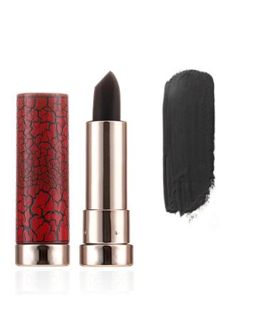 High Pigment Black Matte Lipstick - Velvet Cream Lipstick for Halloween Makeup - Ideal for Women & Girls | International Shipping Available - Buy Online on GoSupps.com