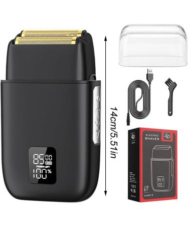 Buy Electric Razor for Men - Waterproof Foil Shaver with 3 Speeds & LED Display | Best Close Shave Trimmer for Face Beard & Head | Ideal Gifts for Men - Buy Online on GoSupps.com